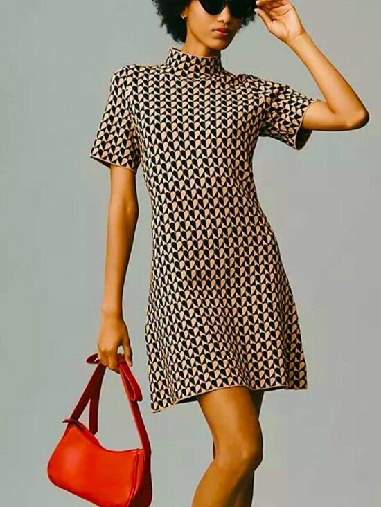 By Anthropologie Dresses & Skirts - Mod meets mini in this chic little statement dress by Anthropologie